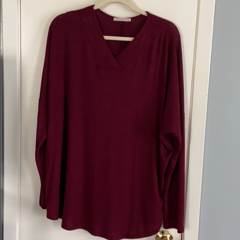 Red long sleeve shirt